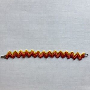 New Import Huichol of Mexico Bead Bracelet Boho Hippie Tribal Art Gifts Handmade